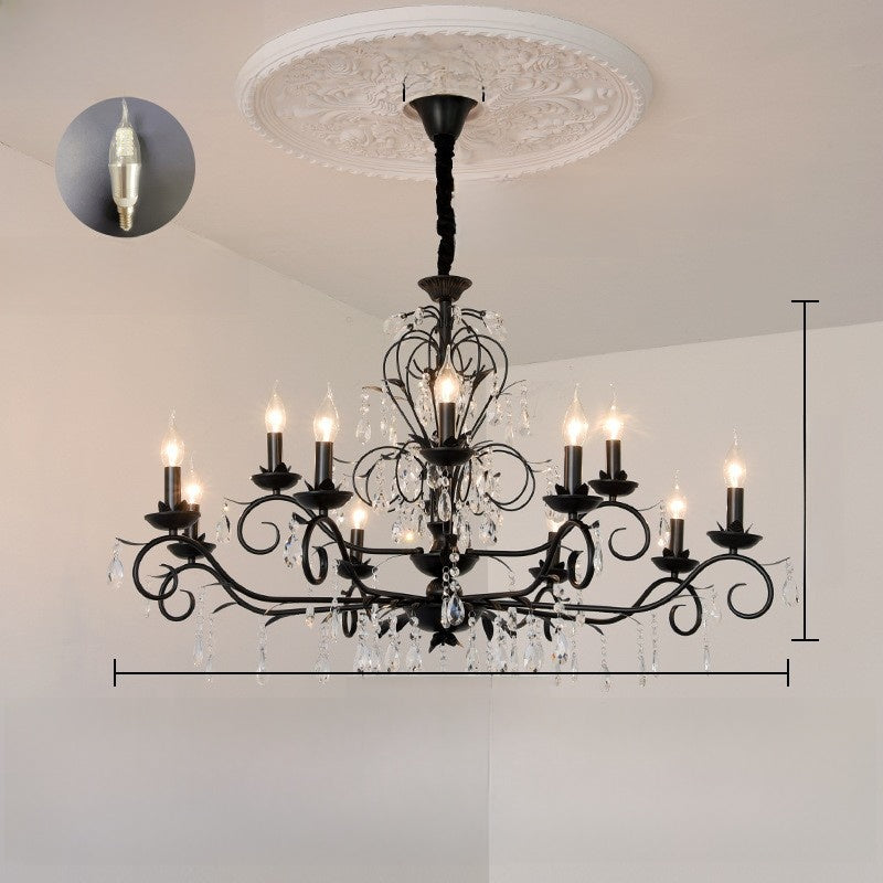 Vintage Candle Chandelier