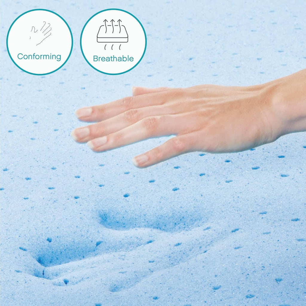 Memory Foam Mattress Queen Four Point Five Inch Foldable Sleeper-4